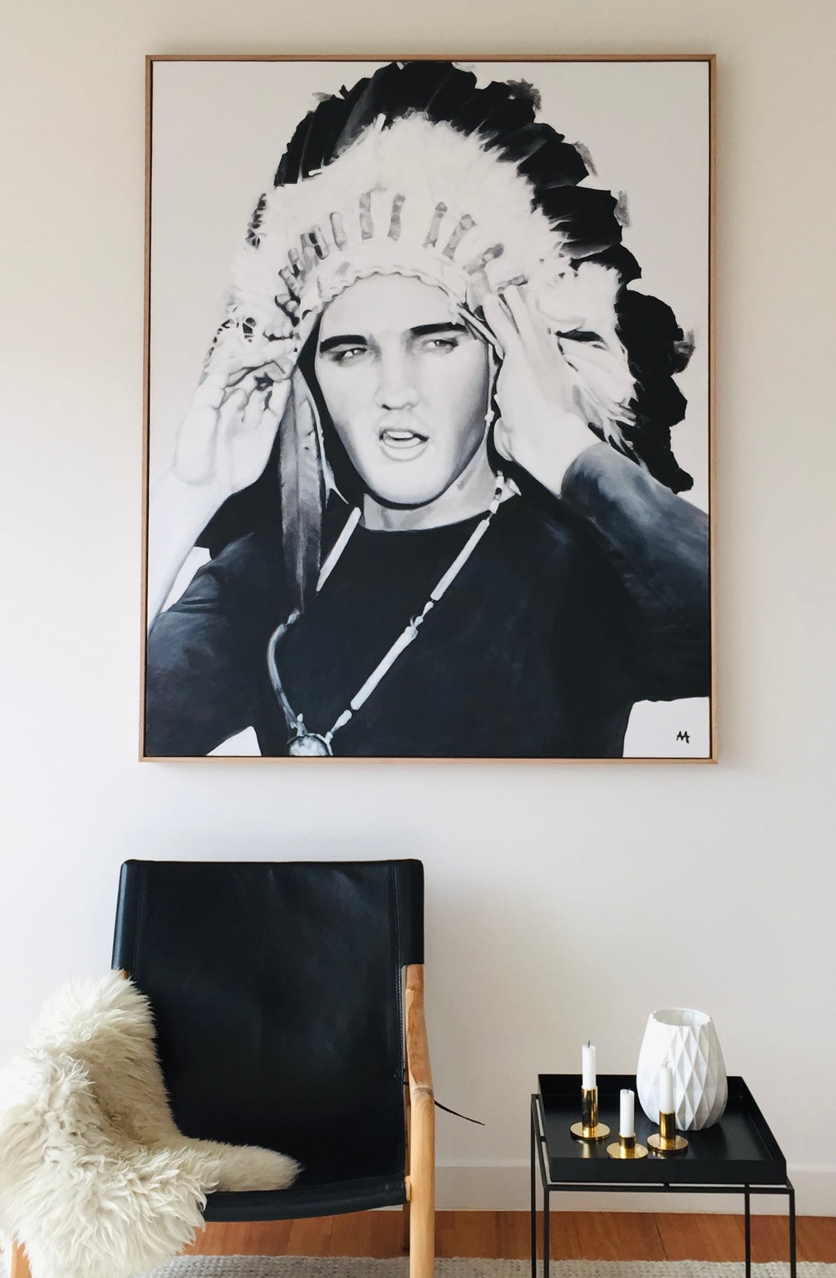 Elvis in Headdress